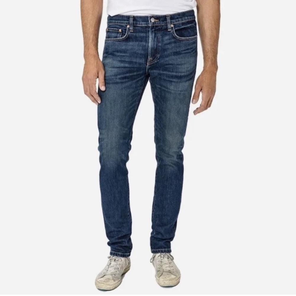 Slim Straight Men’s Jeans in Dark Blue